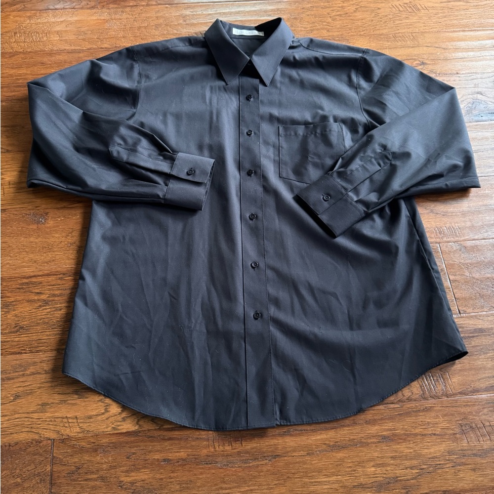 Foxcroft Black Button Shirt - Picture 3 of 8